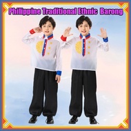 Philippines Barong Flag Costume for Kids Buwan ng Wika UN Festival Traditional