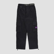 QUEENBEER - DIXON BLACK CRINKLE CARGO PANTS