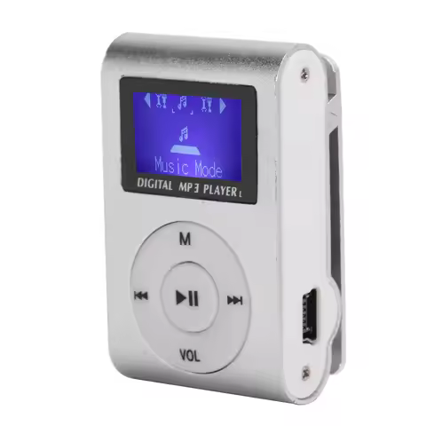 Portable Mini MP3 Music Player Sports BackClip LCD Screen MP3 Support Memory Card Portable Music Pla