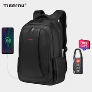 【Free gifts!~】Tigernu T-B3143USB Hot selling Anti-theft waterproof  Laptop Backpack  with USB Chargi