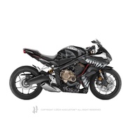 Hugsticker สติ๊กเกอร์ติดรถ สติ๊กเกอร์ CBR650R ลายเวน่อม Venom V.2 (ชุดเต็ม)