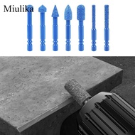 Miulika 7Pcs Diamond Drill Bit Set Dry Diamond Drill Bit for DIY Construction Drill
