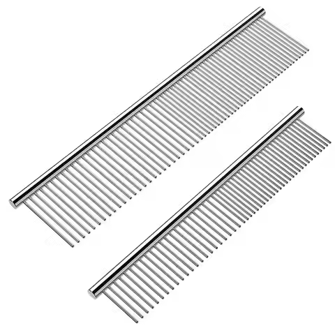Cat and Dog Stainless Steel Comb Grooming Comb to Remove Loose Hair Needle Comb Detangling Comb Pet 