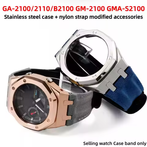 GA-2100 GM-2100 Mod kit For Casioak G-shock GA2100 GA2110 GBM2100 GMA-S2100 Elastic Scaling Nylon St