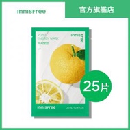 innisfree - 天然能量面膜 (柚子) - 25片