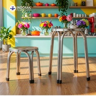 MBS Steel Meatball Chair, Stackable Meatball Bench, Bar Bench, Cafe Bench