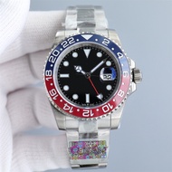 Men's automatic mechanical watch, 40mm, men's waterproof watch, ceramic bezel