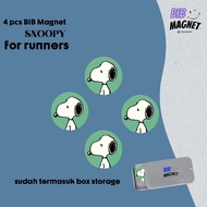 BIB Magnet Marathon - snoopy Race Bib Holder Running Belt