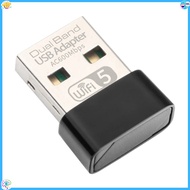 Creacube Dual Band 600Mbps AC600 USB WiFi Mini Adapter for PC Laptop