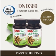 ORIGINAL 100% DND DND369 E Sacha Inchi Oil softgel OMEGA 3, 6 dan 9 Plus Vitamin E