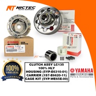 YAMAHA AUTO CLUTCH CARRIER LC135 V1-V8 HOUSING AUTO SHOE ONE WAY BEARING 100% ORIGINAL HLY CAGE KIT