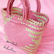 Tas Anyaman Plastik Tas belanja Pasar LURIK tas pasar Tas souvenir , tas belanja ibu ibu