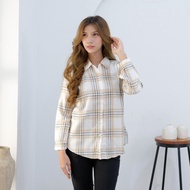KEMEJA Flannel Shirt - Flannel Shirt Women's Shirt Casual Shirt Formal Shirt V Neck Women's Top