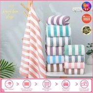 HANDUK MANDI DEWASA IMPOR  MICROFIBER PREMIUM MOTIF SALUR TINGGI.UKURAN 70 X 140 CMHanduk mandi dewa