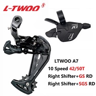 LTWOO A7 1x10 Groupset Trigger Shifter Lever+Rear Derailleur MTB Bike 10-Speed Cassette Sprockets 42