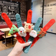 Christmas Themed Slap Bracelets for Kids Holiday Activity Rewards Gift for Kindergarten Students And