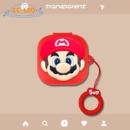 For Anker Soundcore C40i Case Cartoon Dinosaur Totoro Cute Mario Silicone Finger Ring Pendant Anker 