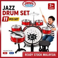 MINI TOY DRUM SET FOR KIDS Jazz drum set | LITTLE BAND | Develop Music Talent 5 Drums Music Educatio