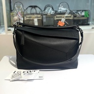 低於半價!!! 全新LOEWE PUZZLE EDGE LARGE SHOULDER BAG 黑色牛皮大號,#男女合用 #BRAND NEW #香榭站正品