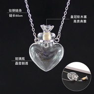 Potion Hollow Jewelry Glass Bottle Glass Bottle DIY Glass Aromatherapy Essential Oil Drift Bottle Si