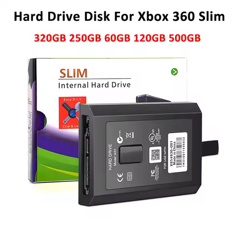 320GB 250GB 60GB 120GB 500GB Hard Drive Disk For Xbox 360 Slim Game Console Internal HDD Harddisk Fo