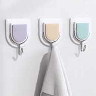 【Ready stock】挂钩无痕粘墙上墙壁家用粘胶钩子打孔承重壁挂厨房后免强力宿舍Hook without trace, stick to wall, household adhesive hoo 