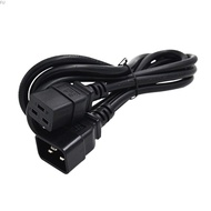 FU Female Head to Male Head C19 to C20 Power Adapter Cord IEC320 C19 3Pin to IEC320 C20 3Pin Convers