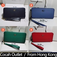 COACH/Coach C7184 Continental Phone Wallet Women Long Zip Fold Purse Wristlet 7184