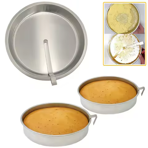 DIY Round Cake Baking Mold Cake Pan Tray Durable Nonstick Kitchen Home Bakery Bakeware Tool for Dail