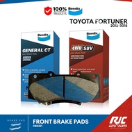 BENDIX BRAKE PAD TOYOTA FORTUNER FRONT 2012-2015 DB2221 1set