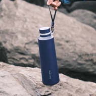 鈦羽瓶 / 海藍色 / 純鈦無塗層掛繩保溫瓶水壺800ml