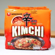 (5 Packs) Nongshim Spicy Noodles Kimchi / Noodles 120g / Pack