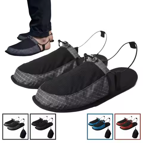 Unisex Foldable Water Slippers Non Slip Quick Dry Travel Camp Slippers Breathable Ultra Light River-