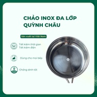 Quynh Chau multi-layer 430 stainless steel pan (Stainless steel handle - 430 stainless steel) for al