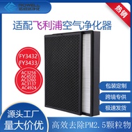Sesuai untuk Philips FY3433+FY3432 Penapis Udara Penyingkiran Formaldehid PM2.5 Penapis Jaring Penap