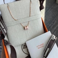 🈹🈹Hermes mini pop H 粉紅色x玫瑰金色頸鏈