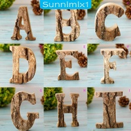 [SUNNIMIX1] Blesiya Solid Wood 26 Alphabet Letter Marquee Letters Wall Floating Sign A-Z