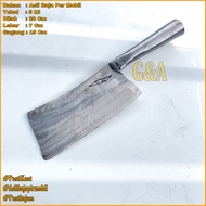 Pisau Golok Asli Baja Per Mobil Super Tajam Cap Buaya Potong Cincang Tulang / Pisau Cacah / Pisau Tu