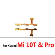 เปิด/ปิดปุ่มปรับระดับเสียงปุ่มด้านข้าง Flex Cable Ribbon สำหรับ Xiaomi Mi 10 10T 11 11T Pro Lite Mi 