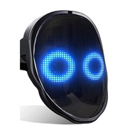 Bluetooth LED Lights Up Party Mask LED Face Mask Halloween Christmas DIY Animation Text Love Prank C