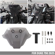 For KTM DUKE 790 2025 windshield DUKE790 modification small windshield fairing accessories