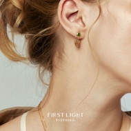 First Light Morning : Best Wishes  Earrings ต่างหูแป้น  ต่างหูคริสตัล ต่างหูลูกสน