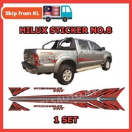 Toyota Hilux Sticker Body - Design 8 [Ready Stock]