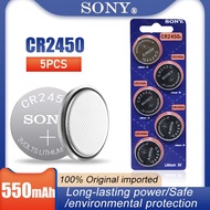 Sony CR2450 CR 2450 DL2050 BR2450 3V Lithium Battery For Car Key Remote Control Watch Calculator But