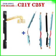 Power Volume button Flex For Realme C21Y C25Y ON OFF Volume Side Button button flex Cable
