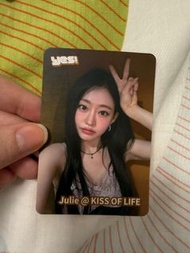 Julie Kiss of Life Yes card