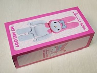 全新 hot bearbrick be@rbrick sanrio characters my melody figure toy toys 玩具 400% 兔耳朵