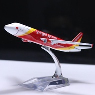 Mô hình máy bay Vietjet air 16m + đế trưng bày