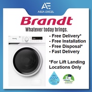 BRANDT WFBS14QWA 10KG INVERTER WHITE FRONT LOAD WASHING MACHINE