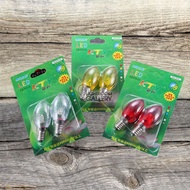 CHILI RED LED Lotus Candle Light Bulb E12 / E12 YELLOW / CLEAR Lotus Candle Light  LED Bulb (2 Units